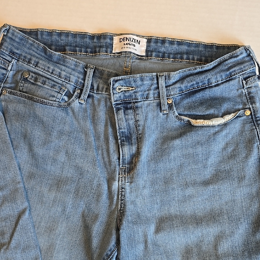 Denizen from Levi's Blue Straight Leg Jeans